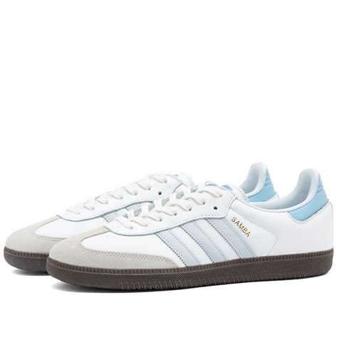 adidas samba licht blauw|adidas samba.